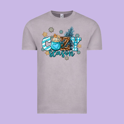 Cozy Season Vintage Tee Designed By Adodesignshop