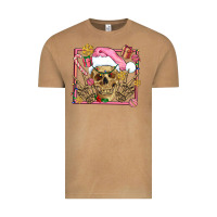 Vintage Camel pink christmas skeleton Vintage Tee - AdoDesignShop