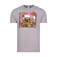 Vintage Zinc pink christmas skeleton Vintage Tee - AdoDesignShop