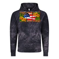 Cloud Black usa flag and cactus license plate Vintage Hoodie - HRA Design Shop
