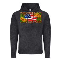 Vintage Black usa flag and cactus license plate Vintage Hoodie - HRA Design Shop