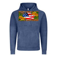 Vintage Denim usa flag and cactus license plate Vintage Hoodie - HRA Design Shop