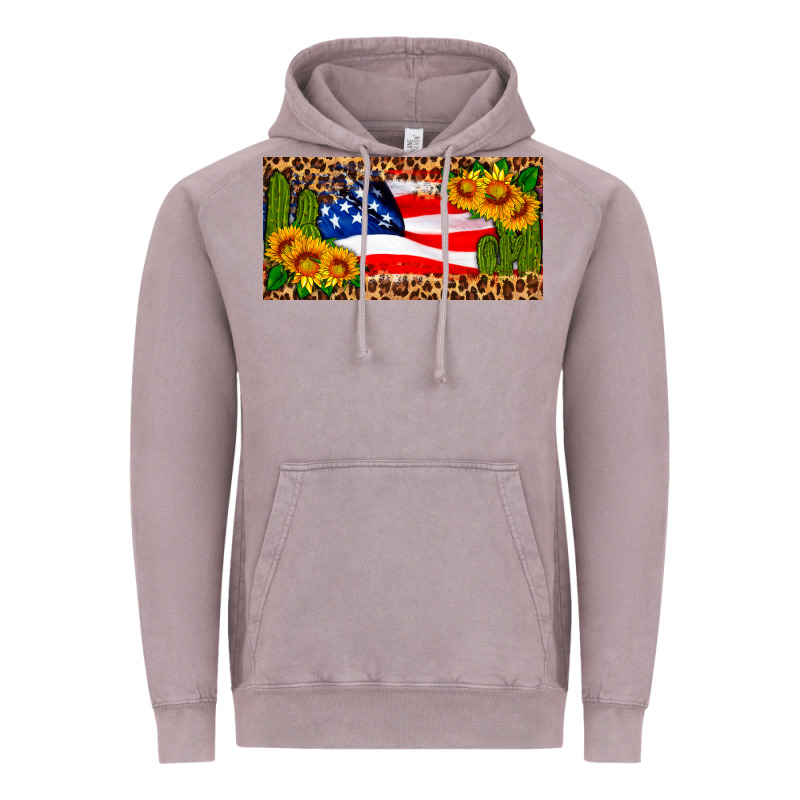 Usa Flag And Cactus License Plate Vintage Hoodie by HRA Design Shop | Teevron