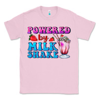Bubblegum Pink powered by milkshake Classic Tee - AdoDesignShop