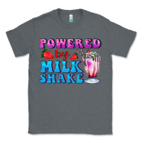 Charcoal Heather powered by milkshake Classic Tee - AdoDesignShop