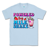 Dusty Blue powered by milkshake Classic Tee - AdoDesignShop