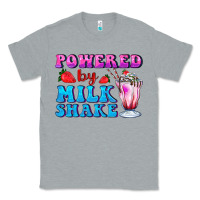 Heather Grey powered by milkshake Classic Tee - AdoDesignShop