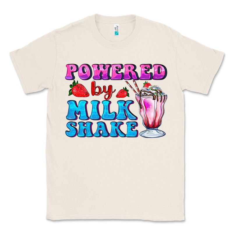 Powered By Milkshake Classic Tee by AdoDesignShop | Teevron