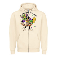 Out Here Lookin Like A Snack King Cake Mardi Gras Zipper Hoodie | Teevron