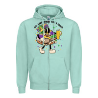 Seafoam out here lookin like a snack king cake mardi gras Zipper Hoodie - MaliasSmallBusiness