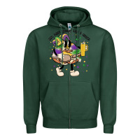 Sports Green out here lookin like a snack king cake mardi gras Zipper Hoodie - MaliasSmallBusiness