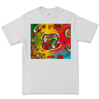 Dove Grey mexico hearts Premium Tee - Zillion Design Studio