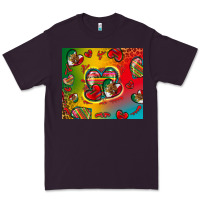 Plum mexico hearts Premium Tee - Zillion Design Studio