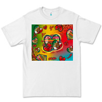 White mexico hearts Premium Tee - Zillion Design Studio