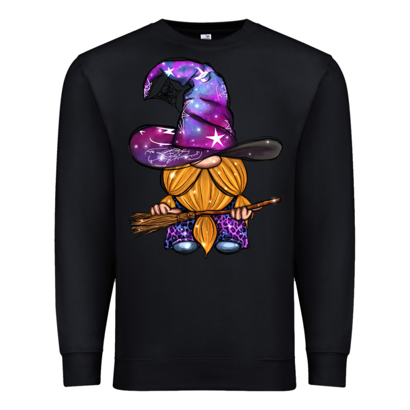 Witch Gnome With Broom Premium Sweatshirt by BundleAndBundleShop | Teevron