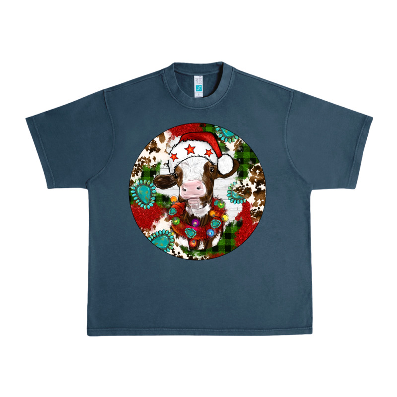 Christmas Cow Gemstone Urban Heavy Tee by Artiststas | Teevron