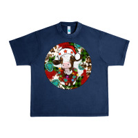 Navy Christmas cow gemstone Urban Heavy Tee - Artiststas