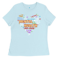 Baby Blue mental health matters Ladies Tee - JahusDesignShop