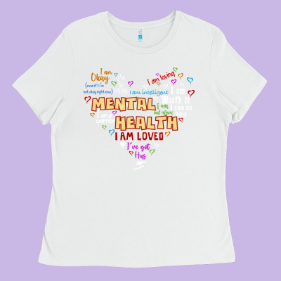 Mental Health Matters Ladies Tee Designed By Jahusdesignshop