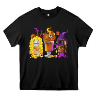 Black Halloween hocus pocus coffee cups Heavy Core Tee - RanaPortraitStore