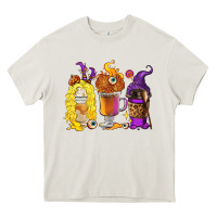 Cream Halloween hocus pocus coffee cups Heavy Core Tee - RanaPortraitStore