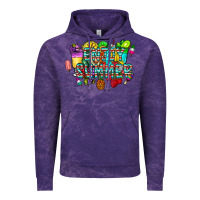 Cloud Purple enjoy summer Vintage Hoodie - CowhideDigitalArt