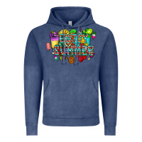 Vintage Denim enjoy summer Vintage Hoodie - CowhideDigitalArt