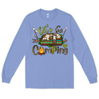 Colony Blue let's go camping Long Sleeve Tee - BarkalooDesign
