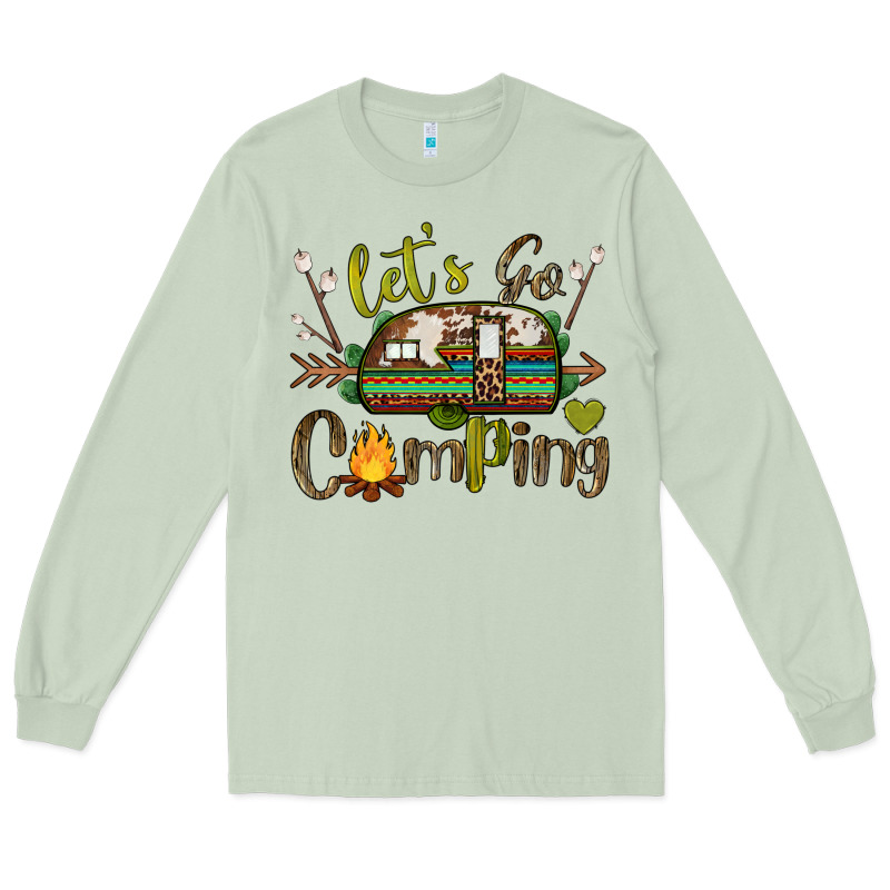 Let's Go Camping Long Sleeve Tee by BarkalooDesign | Teevron