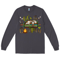Smoke let's go camping Long Sleeve Tee - BarkalooDesign