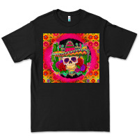 Black mexican skull Premium Tee - Zillion Design Studio