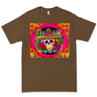 Cacao mexican skull Premium Tee - Zillion Design Studio