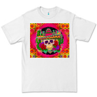 White mexican skull Premium Tee - Zillion Design Studio