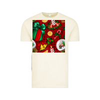 Vintage Arctic christmas snow globe seamless pattern Vintage Tee - BundleAndBundleShop