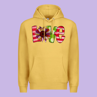 Love Sunflower Premium Hoodie Designed By Bettercallsaul