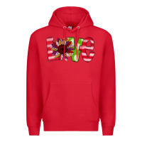 Red love sunflower Premium Hoodie - Bettercallsaul