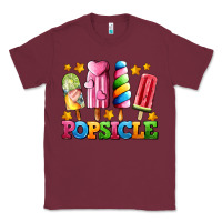 Burgundy popsicle with stars Classic Tee - AdoDesignShop