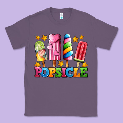 Popsicle With Stars Classic Tee Designed By Adodesignshop