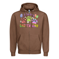 Chestnut happy easter day paws Zipper Hoodie - MaliasSmallBusiness