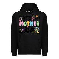 Black retro mother Premium Hoodie - JahusDesignShop