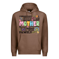 Chestnut retro mother Premium Hoodie - JahusDesignShop