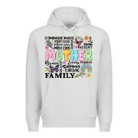 Dove Grey retro mother Premium Hoodie - JahusDesignShop