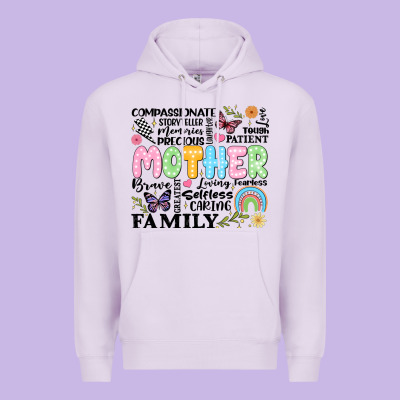 Retro Mother Premium Hoodie Designed By Jahusdesignshop