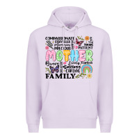 Lilac retro mother Premium Hoodie - JahusDesignShop