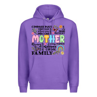 Purple retro mother Premium Hoodie - JahusDesignShop