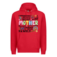 Red retro mother Premium Hoodie - JahusDesignShop
