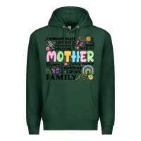 Sports Green retro mother Premium Hoodie - JahusDesignShop