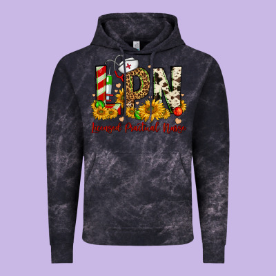 Christmas Lpn Licensed Practical Nurse Vintage Hoodie Designed By Fadigitalartstudio