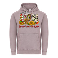 Vintage Zinc christmas lpn licensed practical nurse Vintage Hoodie - FaDigitalArtStudio