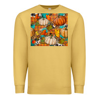 Antique Gold fall pumpkin tumbler Premium Sweatshirt - BundleAndBundleShop